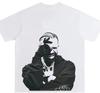 Summer New Pattern Printed T-shirt Suitable for Both Men and Women, Made of Pure Cotton, Fashionable and Versatile T-shirt