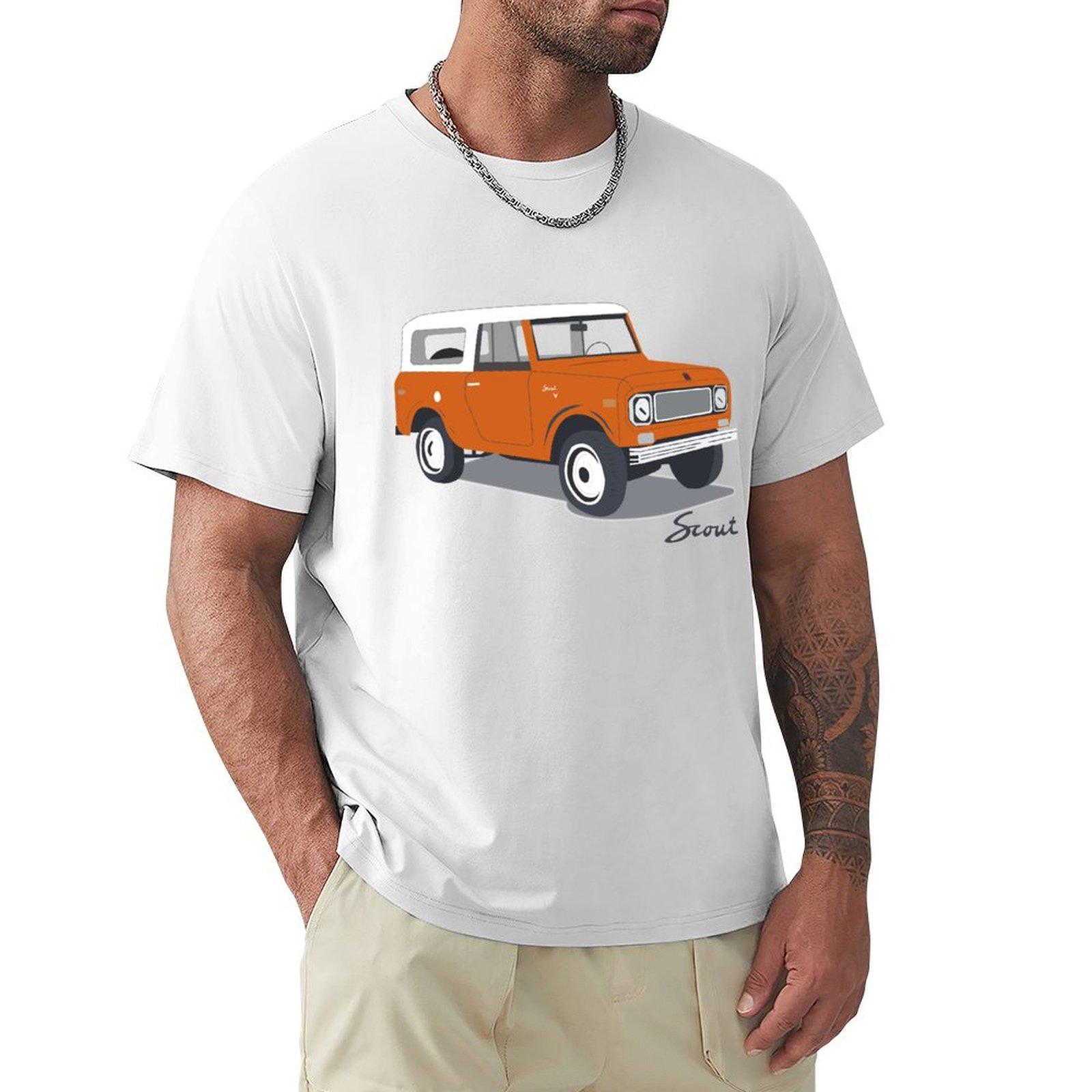 International Harvester Scout TShirt tops Funny tshirt mens clothing S