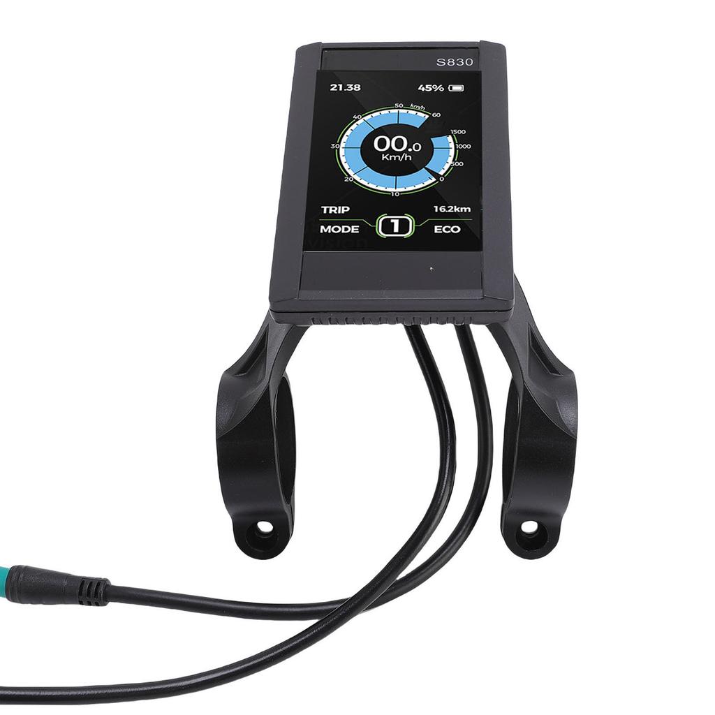Electric LCD Display Meter LCD S830 Display Screen Control Panel with 5 Core Water Proof Cable for Electric Bike Scooter