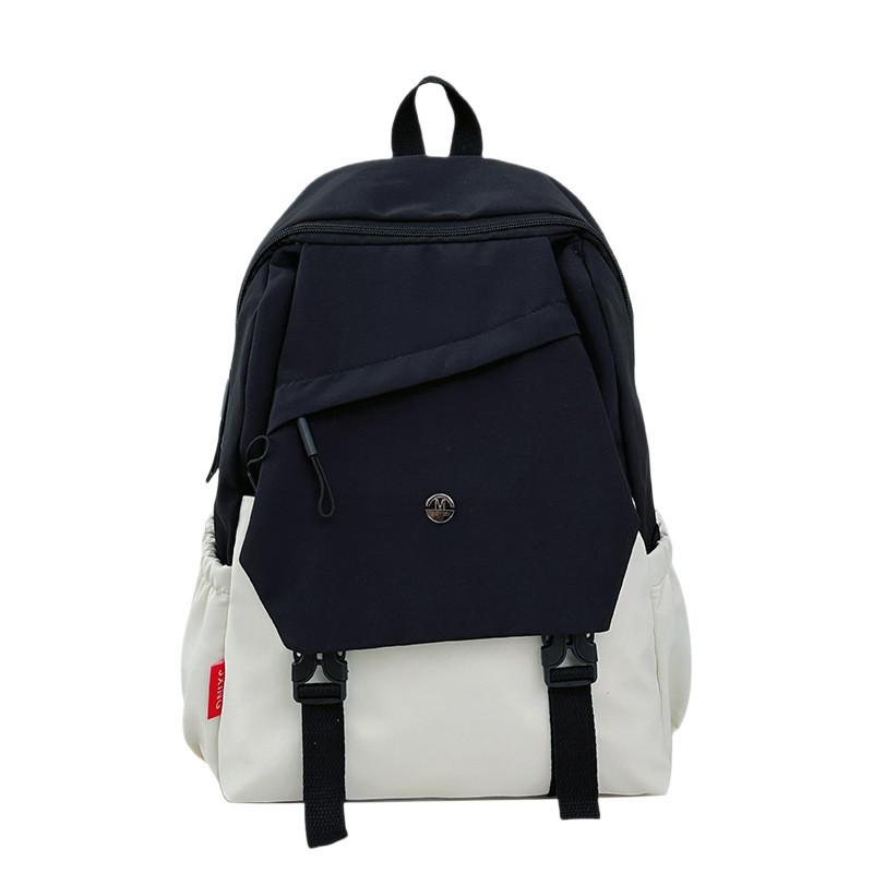 Nylon Casual Backpack With Breathable Design For Students And Teens чёрный
