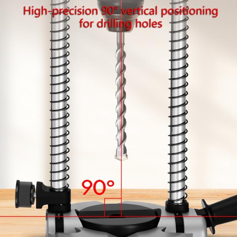 Portable Drill Stand Stable Support for Accurate Vertical and 45 Degree Angles Drilling in Various Projects