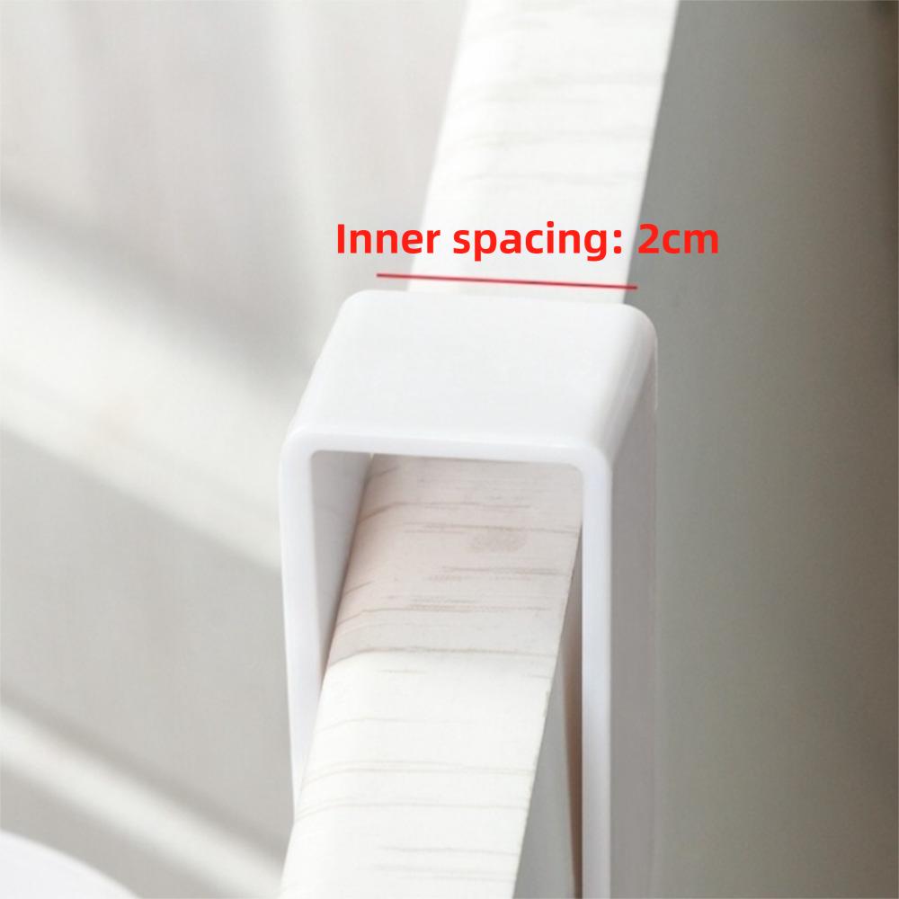 Self-adhesive Hair Dryer Holder Moisture-proof Punch Free Hair Dryer Stand Wall-mounted ABS Material Wall Storage Rack