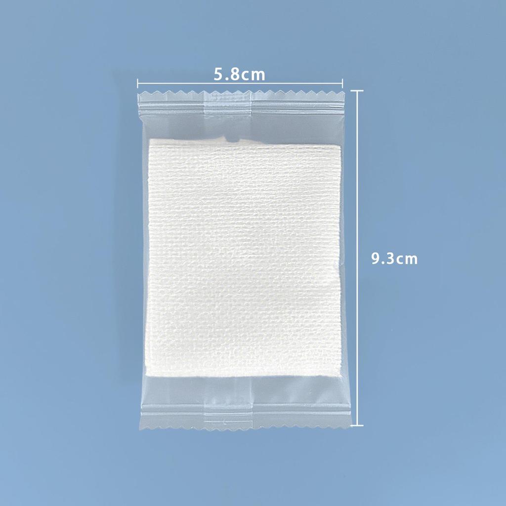 Stretchable 3-in-1 Ultra-Thin Cotton Pads for Face, Wet Compress, and Hydrating Mask – Individually Packaged