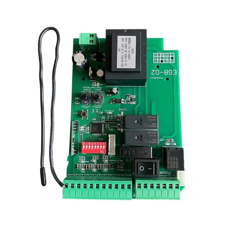 Universal 110V/220V Control Board  Featuring Rolling Code Security Adjustable Timers for Automatic Sliding Gate Motors