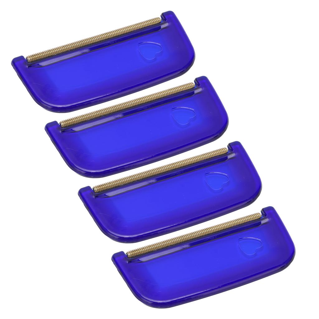 4 Pcs Fabric Sweater Comb Blue Light Weight Portable Small Clothes Ball Remover Sweater Fabric Shaver