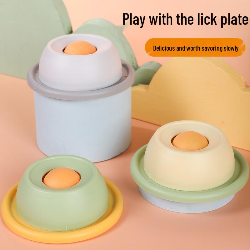 Neues Katzenspielzeug: Lecken und Lecken Langsamfressnapf zur Zahnreinigung und Beschäftigung