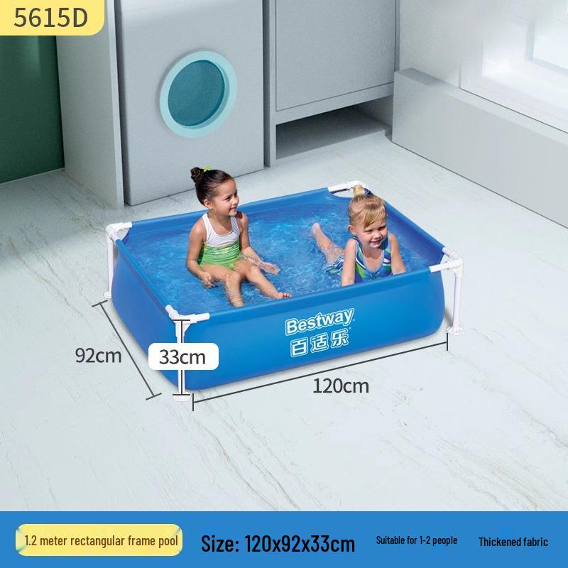 Bestway Inflatable Family Frame Pool for Kids and Home Use
