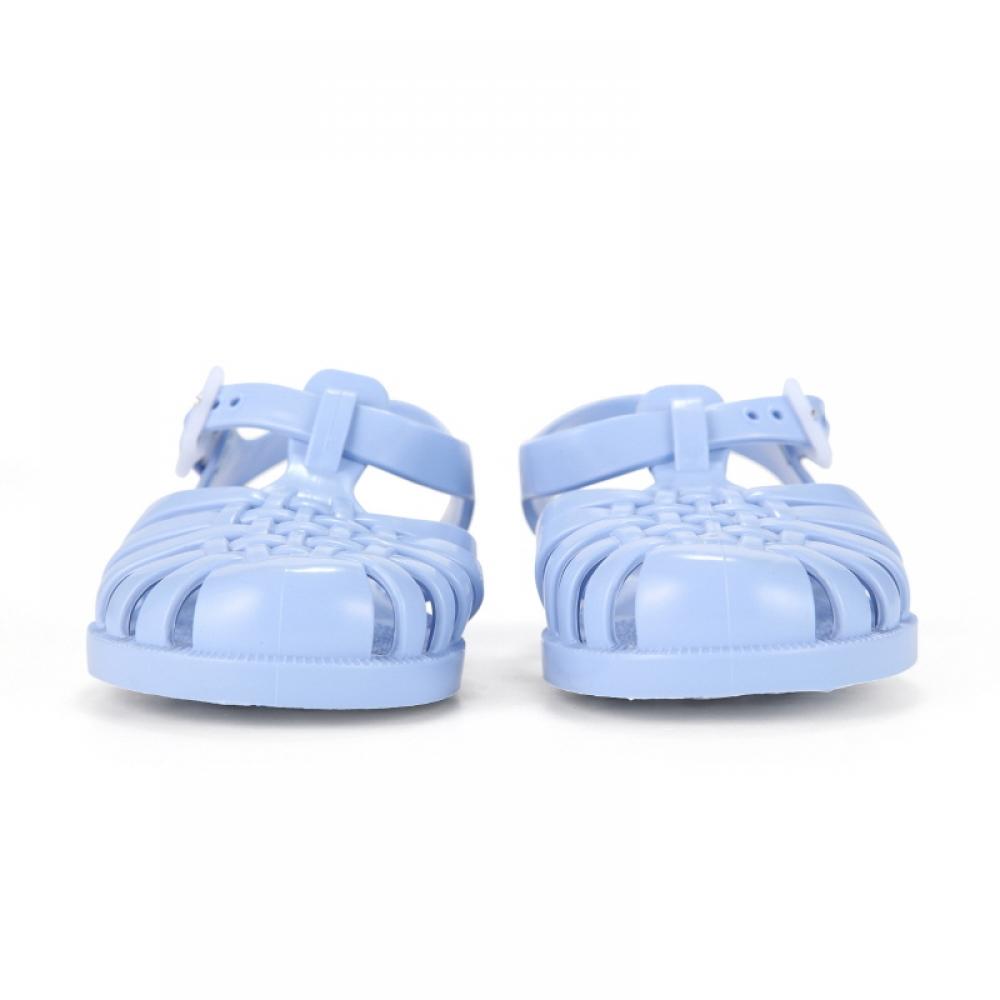 Meduse Sun 201 Bleu Pastel Blue Pastel Lavender Kids Kids Jelly Shoes Sandals