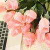 Rose Flower Buds Realistic Faux Silk Roses Bouquets Fake Flower Arrangement