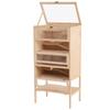 Multi-level Cage for Hamsters, Mice, and Small Rodents, 5 Floors, 10 Platforms, Pine Wood, 60 X 40 X 120 Cm