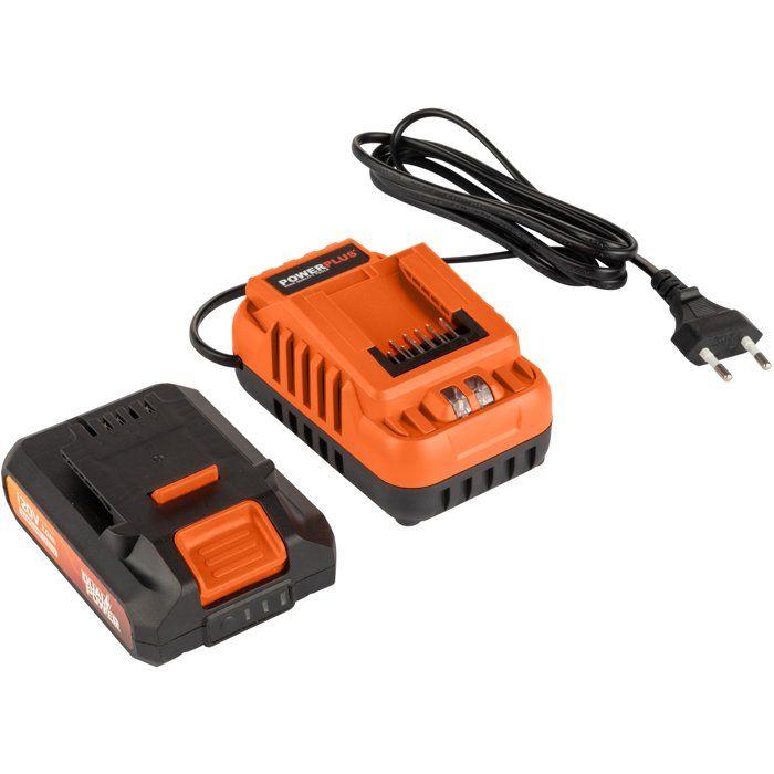 Taille-haie sans fil - POWERPLUS - 20 V - Lame de 515 mm - Epaisseur jusqu’à 15 mm - Poignée rotative