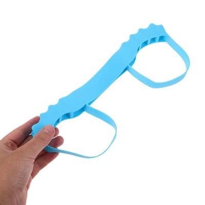 Verstellbares Band Beinformer Widerstandsband Fitnessband Hüftring Blauer Silikon-Widerstandsring Beintraining