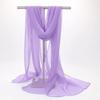 Sun Protection Scarf Solid Color Wrap Hijab Summer Shawls  Women