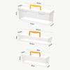Plastic Organizer Box Transparent Portable Multipurpose Electrician Drill Tool Storage Box Hardware Tool Case