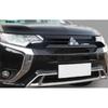 Bright BlackFront Center Mesh Grille Grill Strip Sticker For Outlander 2016-