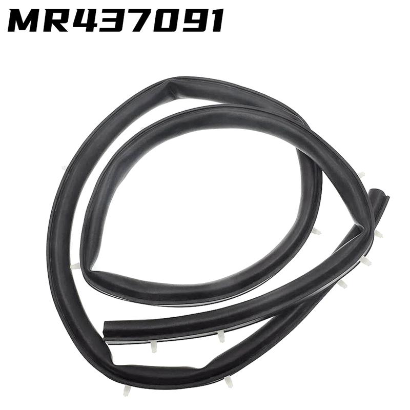M63K-Rear Hood Weatherstrip Seal Strip MR437091 For Mitsubishi MONTERO V75,77W Long Wagon 2000-2006 Replacement Spare Parts