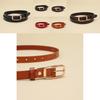 Stylish Genuine Leather Womens Belt With Alloy Pin Closure For Business And Casual