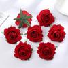 Premium Velvet Artificial Rose Heads for DIY Brooches and Clothing Accessories