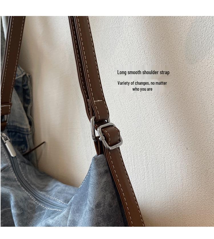 Damen Retro Minimalistisch Großvolumige Tragetasche - High-End Outdoor Lässige Schulterhandtasche