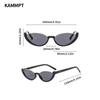 New in Small Cat Eye Sunglasses Women Trendy Vintage Composite Shades Eyewear Fashion Luxury Brand Designer Sun Glasses