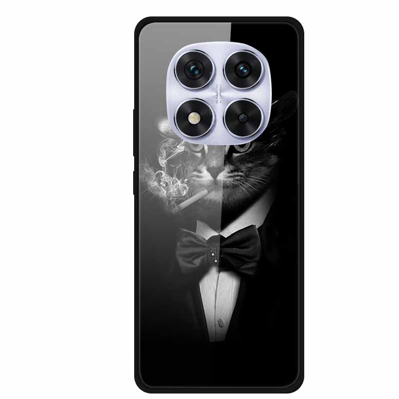 Hard Back Cover For Xiaomi Redmi Note 14 Pro 5G Case Soft Bumper Tempered Glass Case For Redmi Note 14 Pro 4G Case Note14 Pro