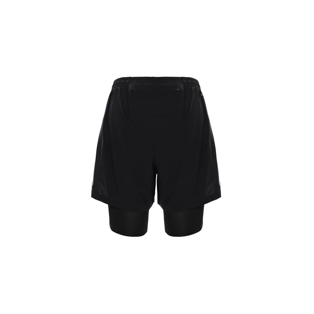 Nike Dri-Fit Run Division Stride Solid Logo Drawstring Shorts Men Bottoms Black DX0842-010