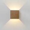 Modern Wood Grain LED Wall Lamp