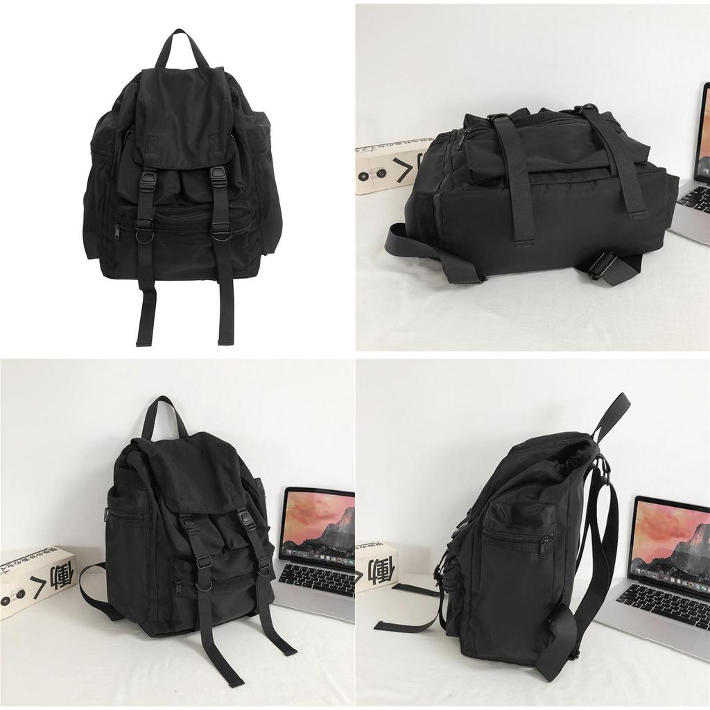 Large Capacity Oxford Fabric Backpack For Men Street Fashion Trend Wear-resistant Multiple Pockets