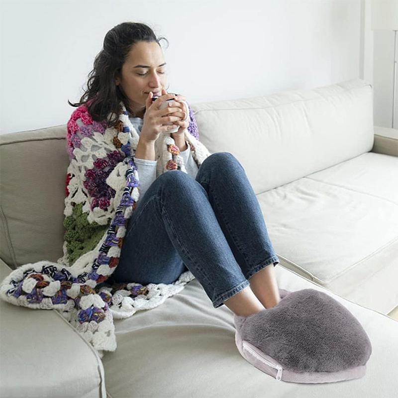 Electric Foot Warmer Heater Constant Temperature Heating Pad Soft Plush Washable Winter Warm Foot For Home Bedroom Feet Warmer