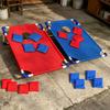 Bean Bag Toss Game Set with Foldable Frame Portable Cornhole Style Outdoor Indoor Target Throwing Game for Family Parties Backyard Fun