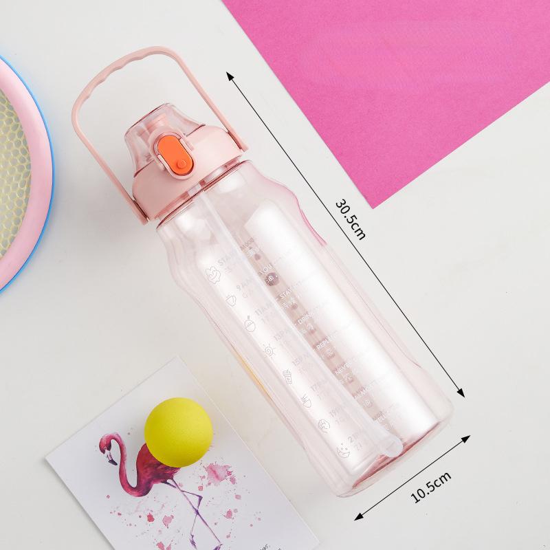 2 Liter Sports Water Bottles Transparent Plastic Water Cup BPA Free Water Bottle Portable Outdoor Travel Bicycle Drinkware Jug