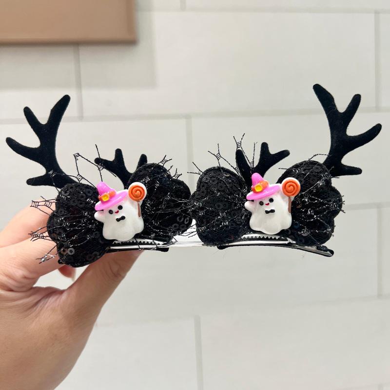 2025 Halloween Hair Clips: Children's Pumpkin & Ghost Party Accessories