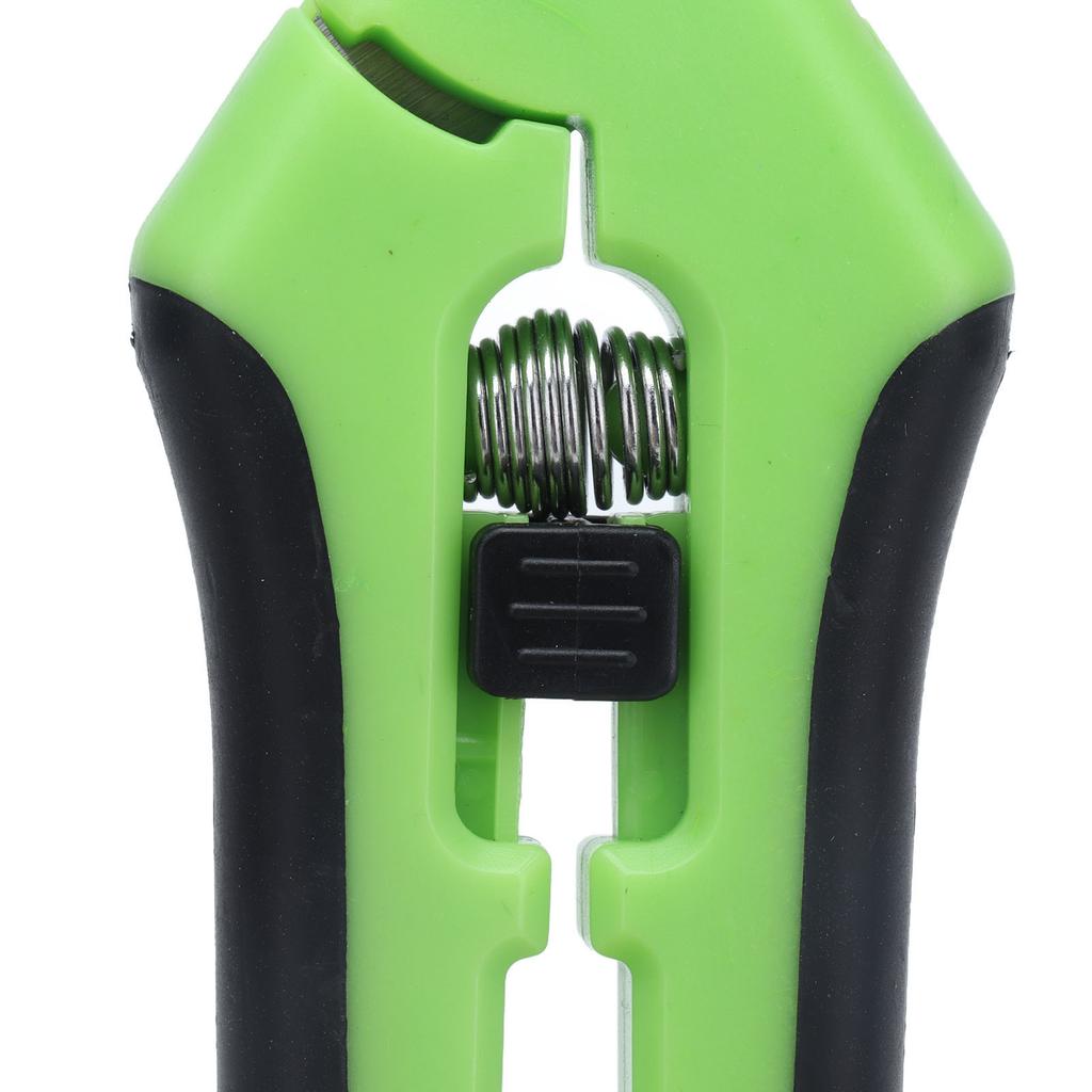 Garden Shrs 6.5in Spring Load Reduce Fatigue Comfortable Grip Safe Secure Garden Scissors