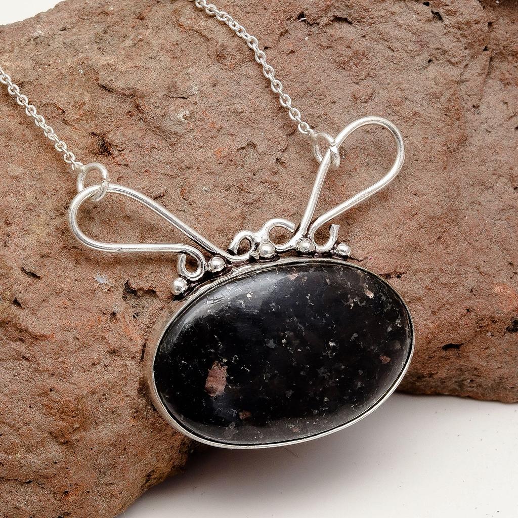 Marcassite Pietra Preziosa Festa della Mamma Fatto a Mano Gioiello in Argento Collana 20 pollici