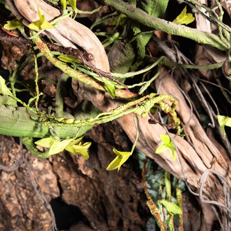Life Like Artificial Vine Climbing Branch For Terrariums Decors Reptiles Habitat Vine Easy To Clean Water Resistant