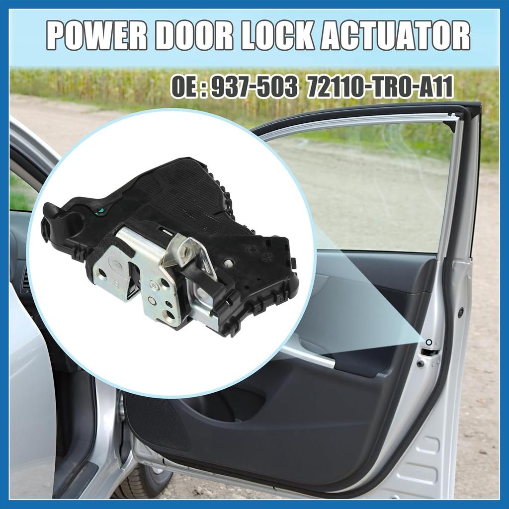 Elektrisches Türschloss Verriegelungsaktuator Vorne Rechts für Honda Civic 12-15 für ACURA MDX RDX 13-19 Ersetzt OEM 937-503 72110-TR0-A11 Artikelersatz