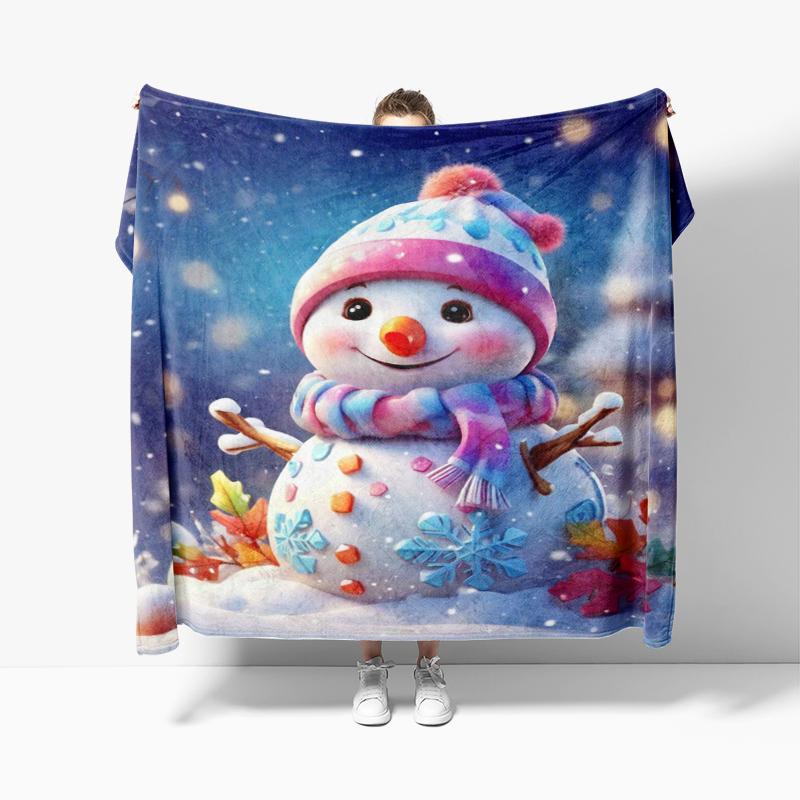 Wohndekoration Plüsch Überwurf Sofadecke Tagesdecke Bett flauschig weiche Decken Dekor Plaid Modern Halloween Frohe Weihnachten Winter