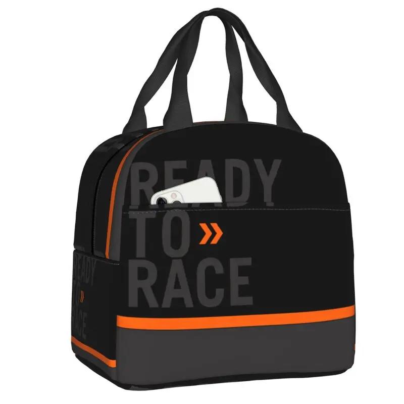 Ready To Race Thermoisolierte Lunchtasche Enduro Cross Motocross Bitumen Bike Life Tragbare Lunch-Tragetasche Reiseaufbewahrung Lebensmittelbox
