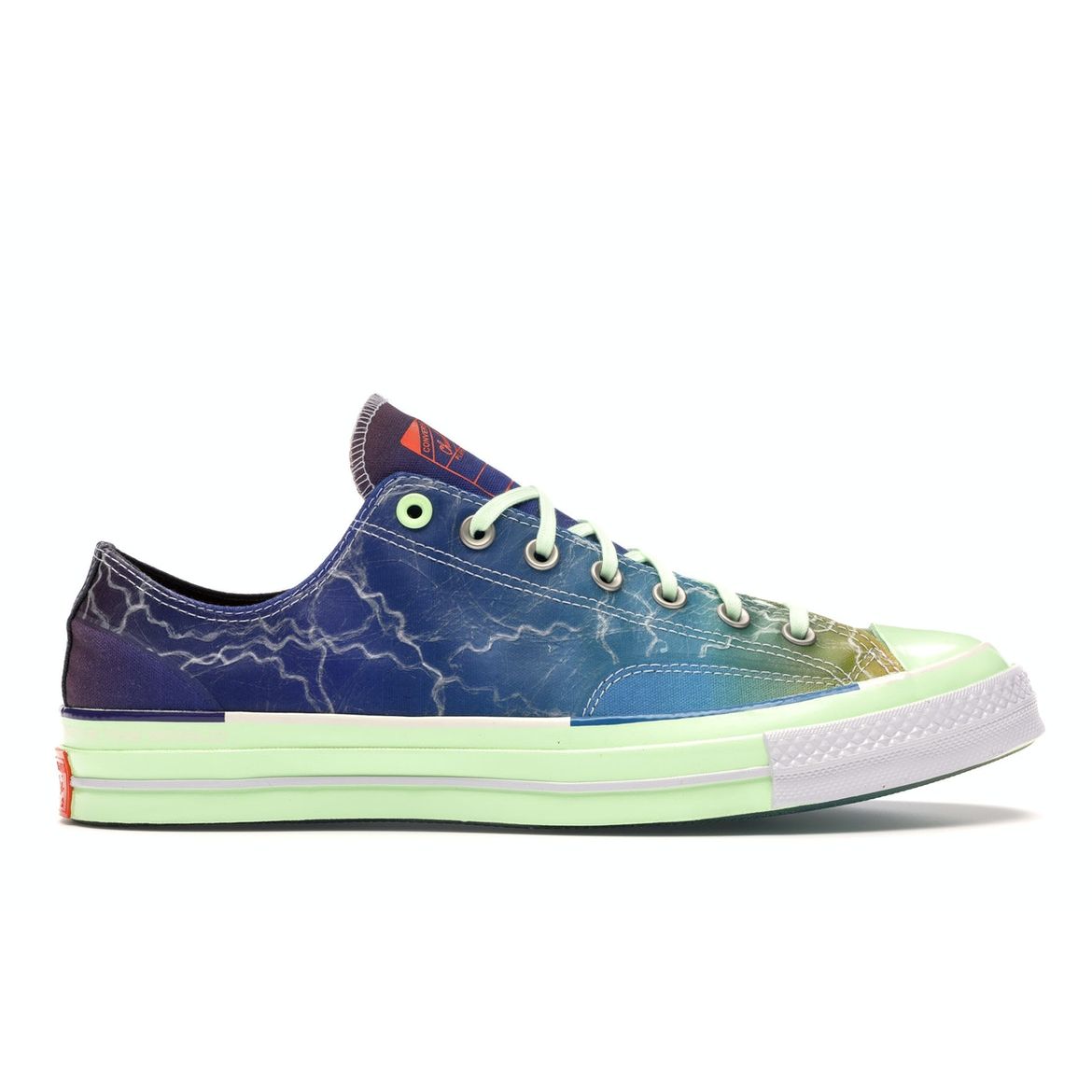 

Кроссовки унисекс Converse Pigalle x Chuck 70 Low Lightning Storm Разноцветные 165747C