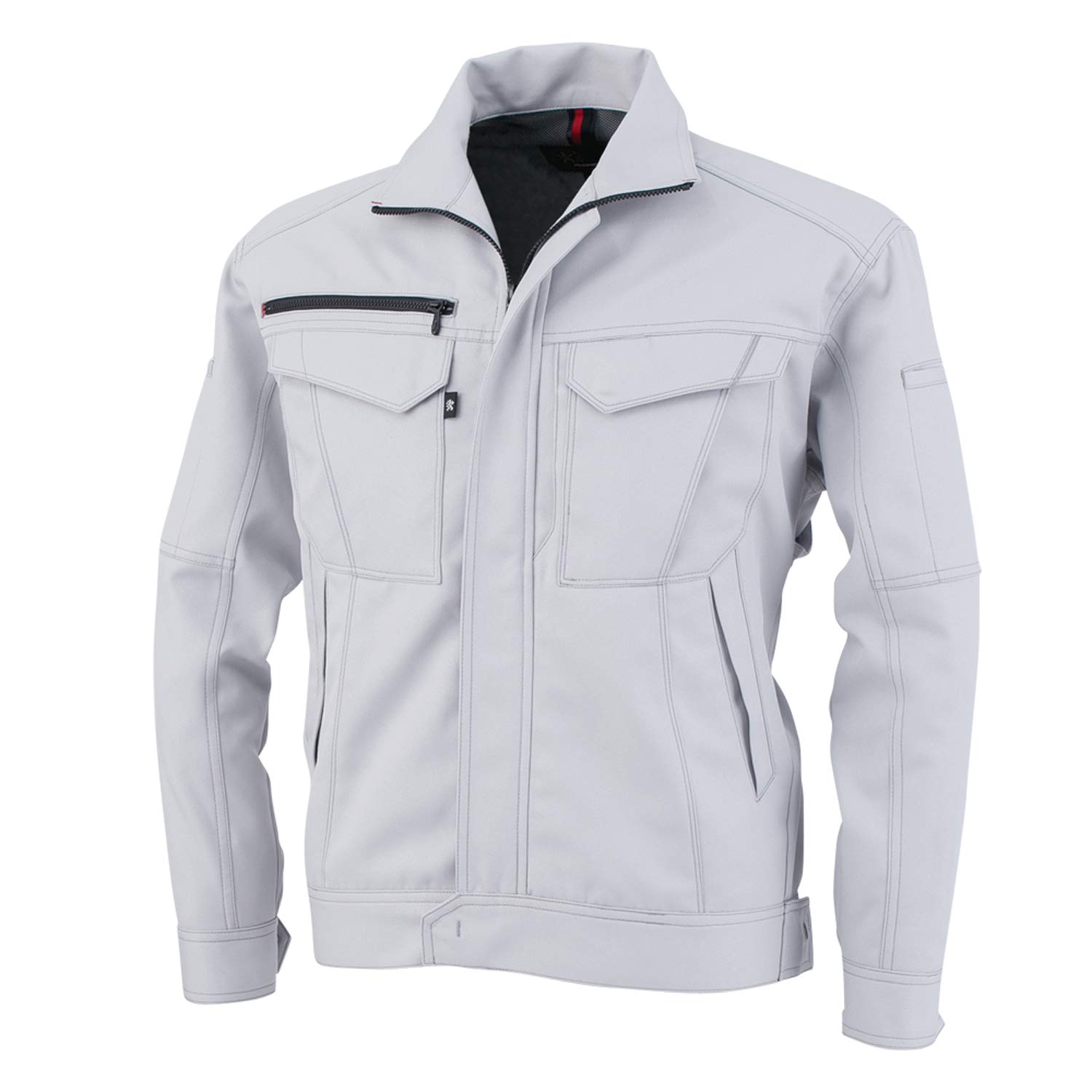 

COCOS Nobuoka A-8071 Long Sleeve Blouson, Silver, Size 7L