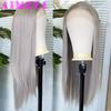 AIMEYA Brown Lace Wigs for Black Women Heat Resistant Synthetic Lace Front Wig Long Silky Straight White Wig  Daily Use