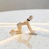 Cool E-sports Room Decor 3D Printed Masked Hottie Ornament, Mysterious Character Figurine, Stable Creative Office Desk Gadgets Base Desktop