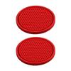 Soft and Flexible 2Pcs Car Cup Coaster Texture Soft Glue Anti slip Holder