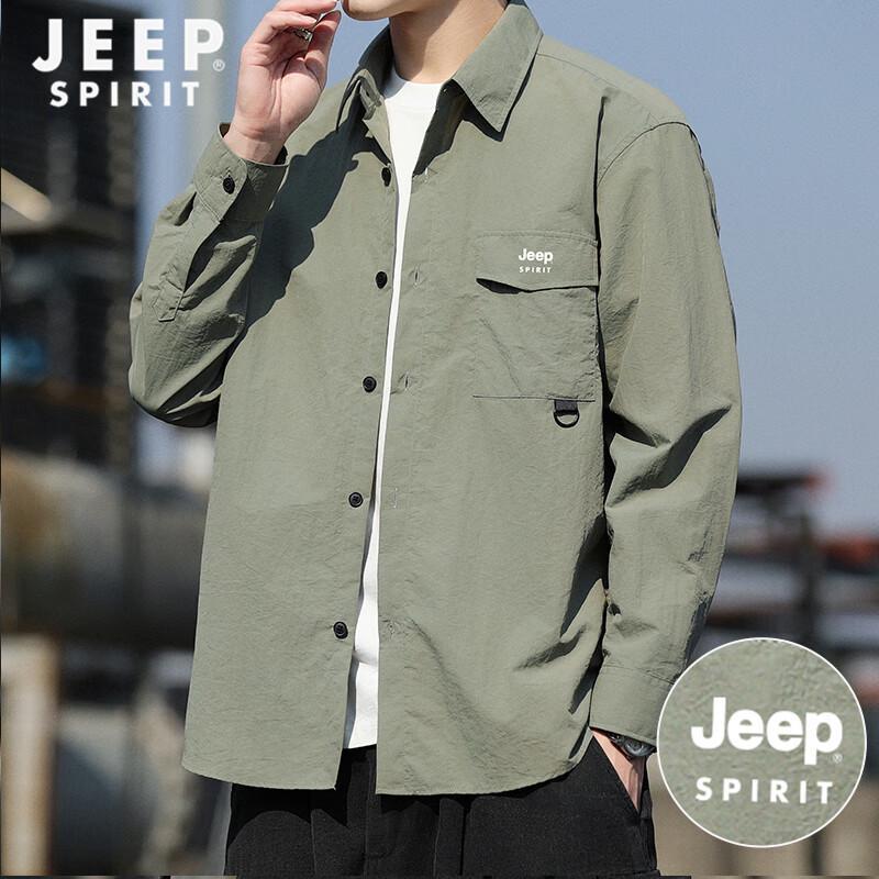 Мужская повседневная рубашка с длинным рукавом JEEP SPIRIT XL