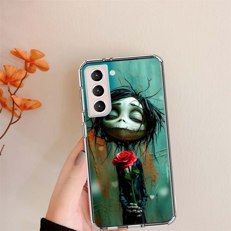 The Lonely and Terrifying Scarecrow Clear Phone Cases for Samsung S26 Ultra Galaxy S25 Edge S24 S23 FE S21 Plus S20 S22 S10 Cove
