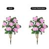 1pc3ft   Simulation Hydrangea Potted Plant Outdoor Garden Decoration Artificial Flower Tree Artificial Plant Ground Insert