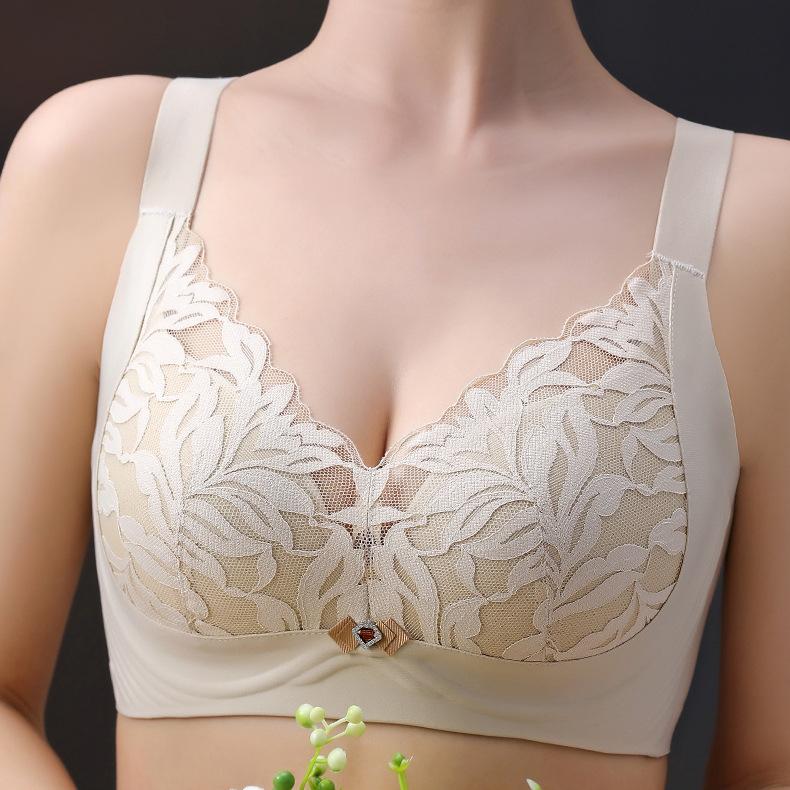 Underwear Women's Thin Size Large Size Bra Adjustable Bra Converging Breast Straightening Anti Sagging Bra