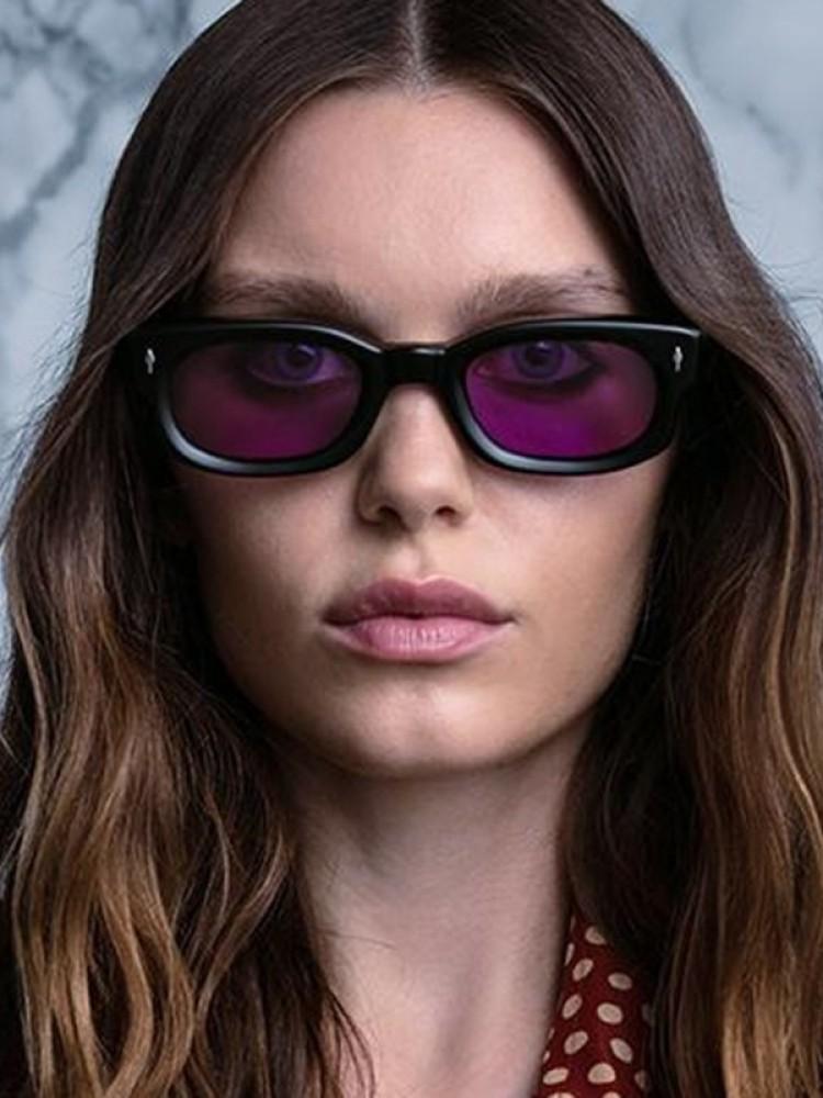 Rivet Rectangular Sun Glasses Glasses Men Ladies Driving Sun Eyeglasses Classic Square Ladies Trendy Eyewear UV400