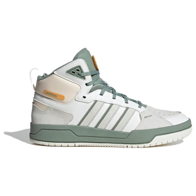 Adidas Neo 100DB Basketball Shoes 'Grey White Olive Green' Sneakers IG1572