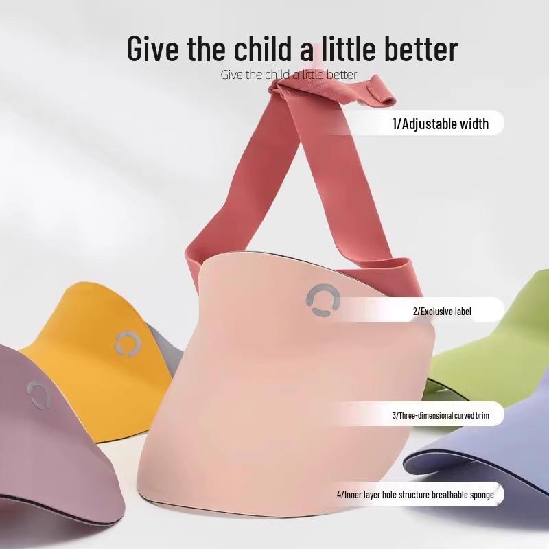 Children's UV Protection Wide Brim Sun Hat for Boys and Girls - Outdoor Beach Visor